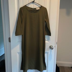 Forest green dress